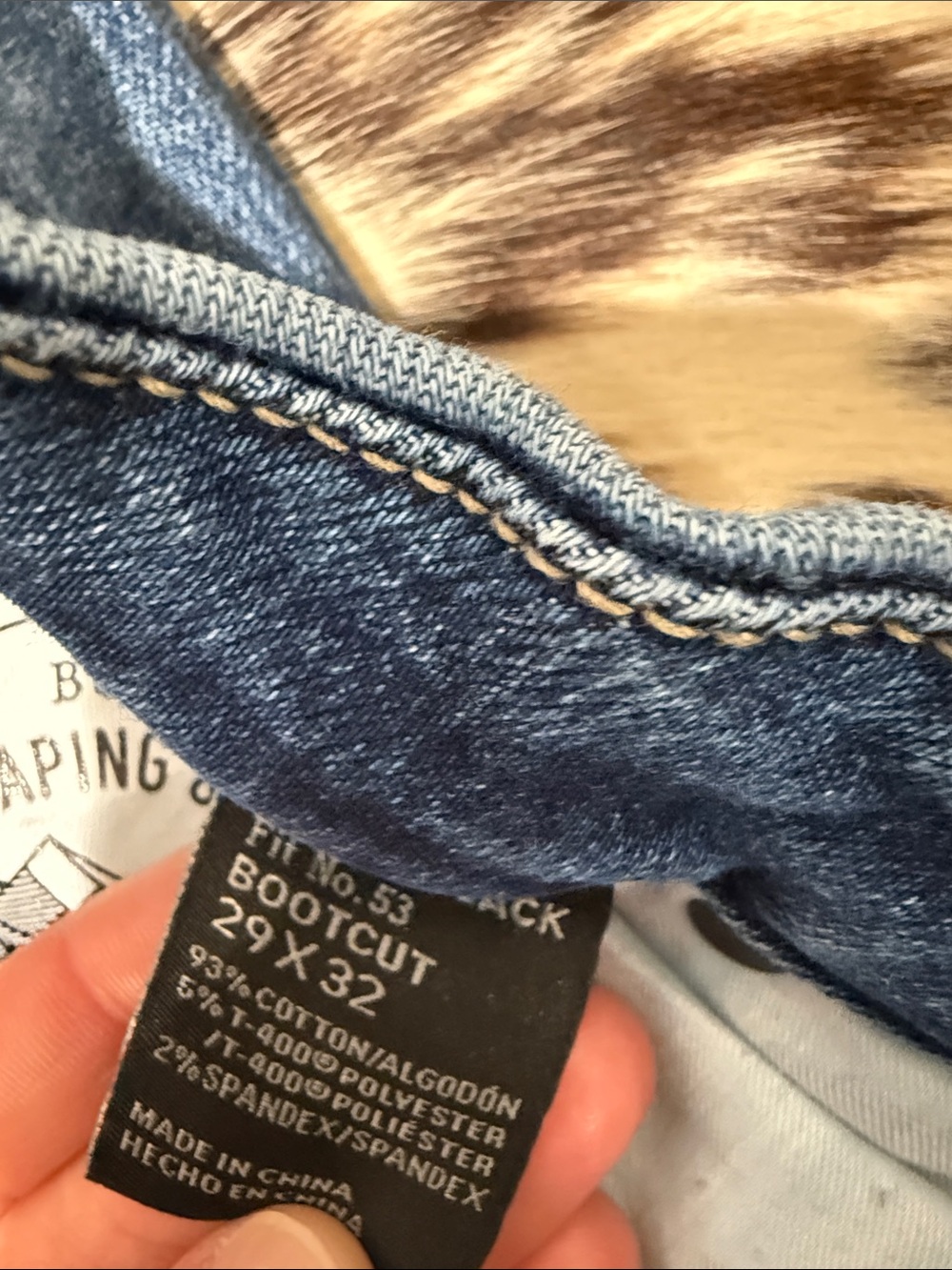 Classic Blue Denim Jeans - Picture 3 of 6
